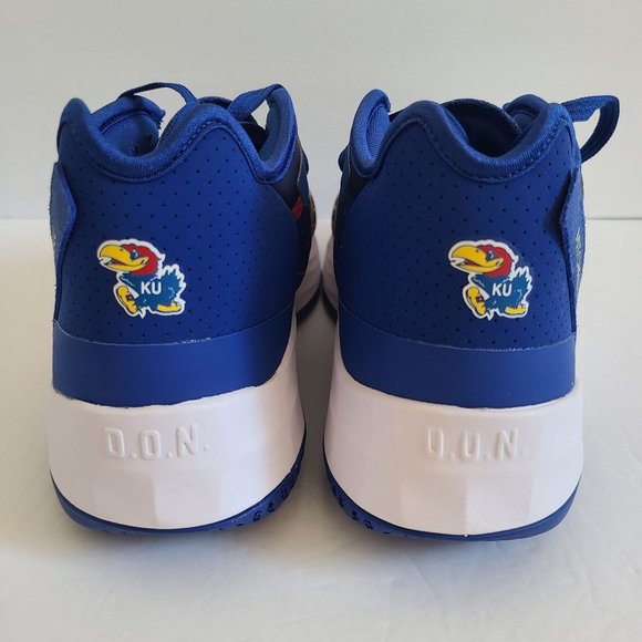 NEW Adidas D.O.N. Issue 4 Kansas Jayhawks Basketball Shoes GZ9731 Size 12.5 Blue main image 4